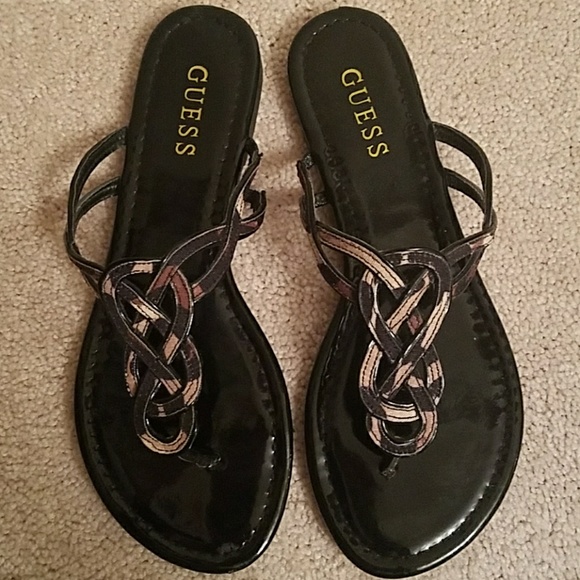 Guess Shoes - Guess flip flop unique twist design 8